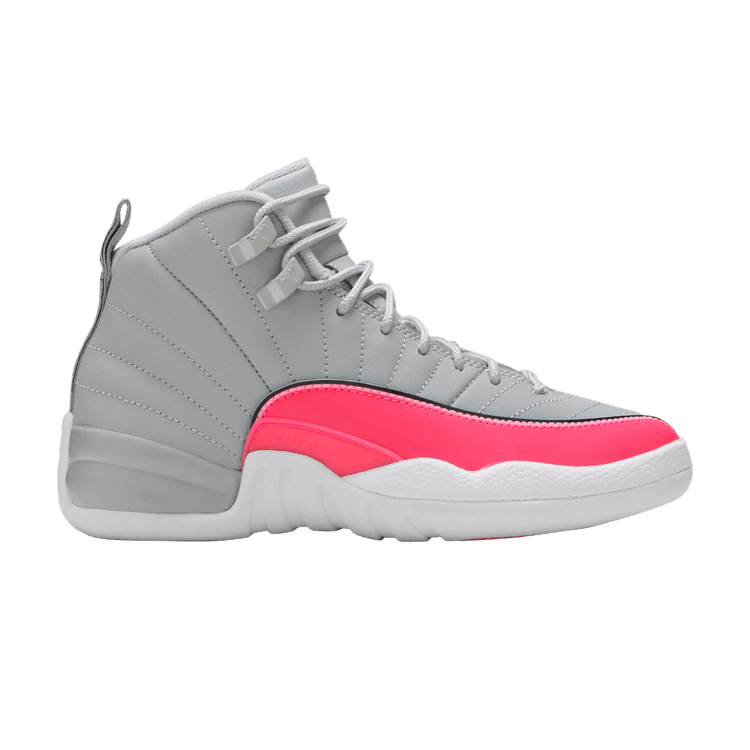 Jordan 12 Retro Wolf Grey Racer Pink (GS) - Side Kicks