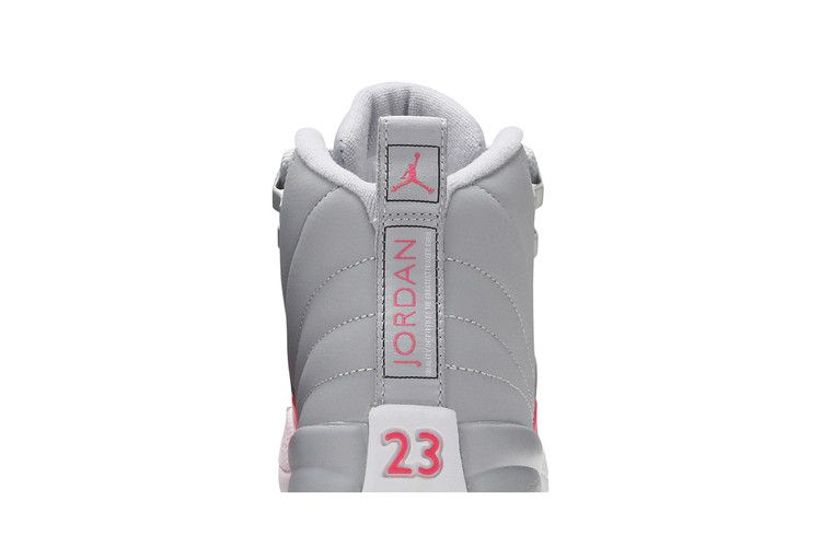 Jordan 12 Retro Wolf Grey Racer Pink (GS)