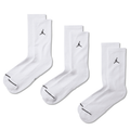 JORDAN EVERYDAY CREW SOCK (3 PAIRS) WHITE