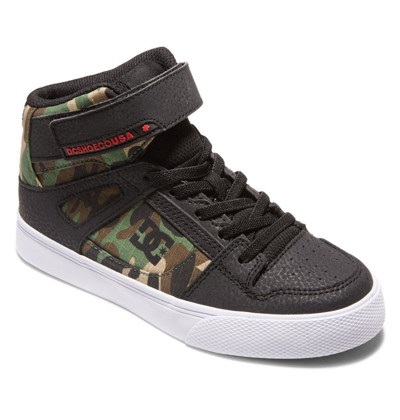 Kids' Pure High Elastic Lace High-Top Shoes - DC Shoes