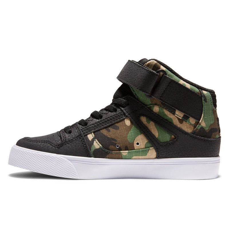 Kids' Pure High Elastic Lace High-Top Shoes - DC Shoes
