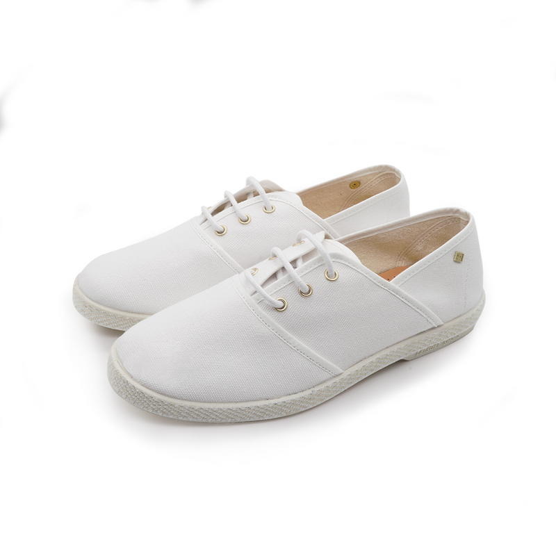 Lacets Toile Blanc