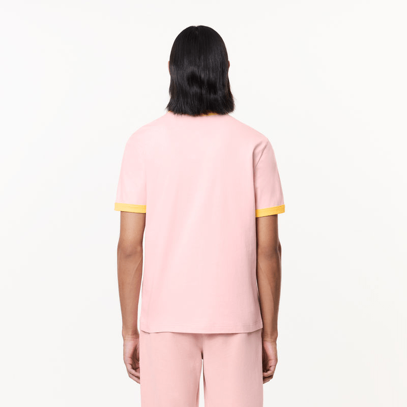 Lacoste Apparel Lacoste Camiseta Back Logo Rosa - Men's