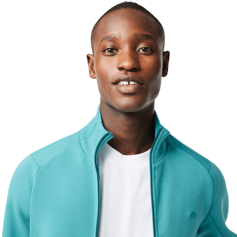 Lacoste APPAREL Lacoste High Neck Blend Zip Jogger Sweatshirt - Men's