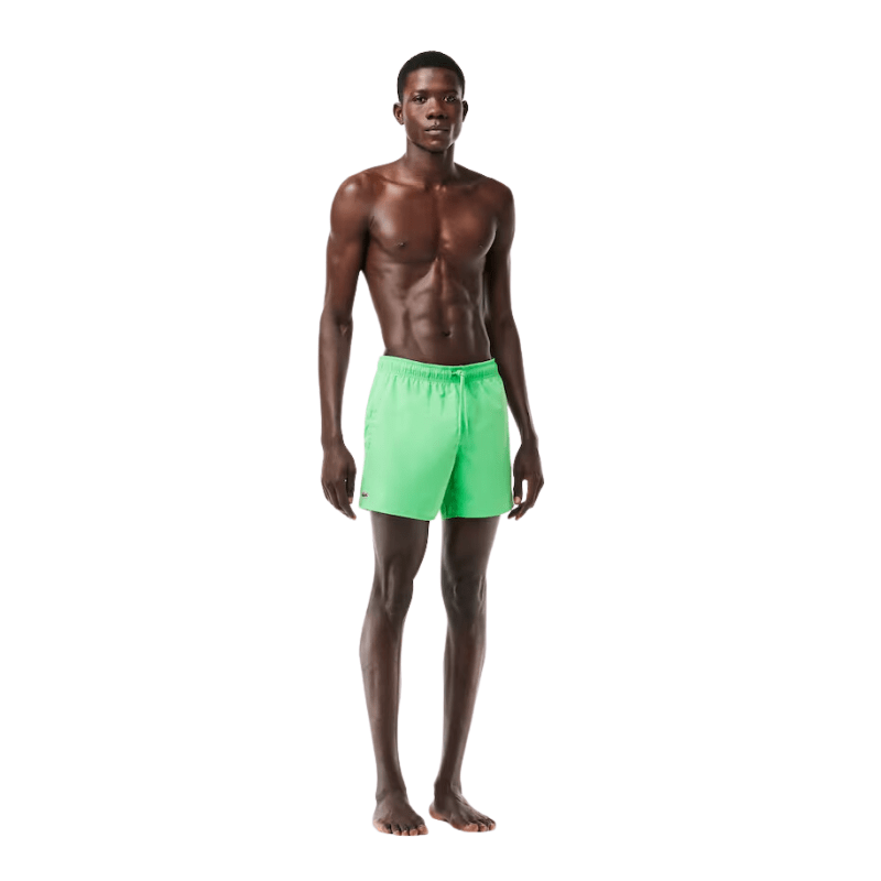 Lacoste Apparel Lacoste Lightweight Monochrome Swim Trunks - Men's