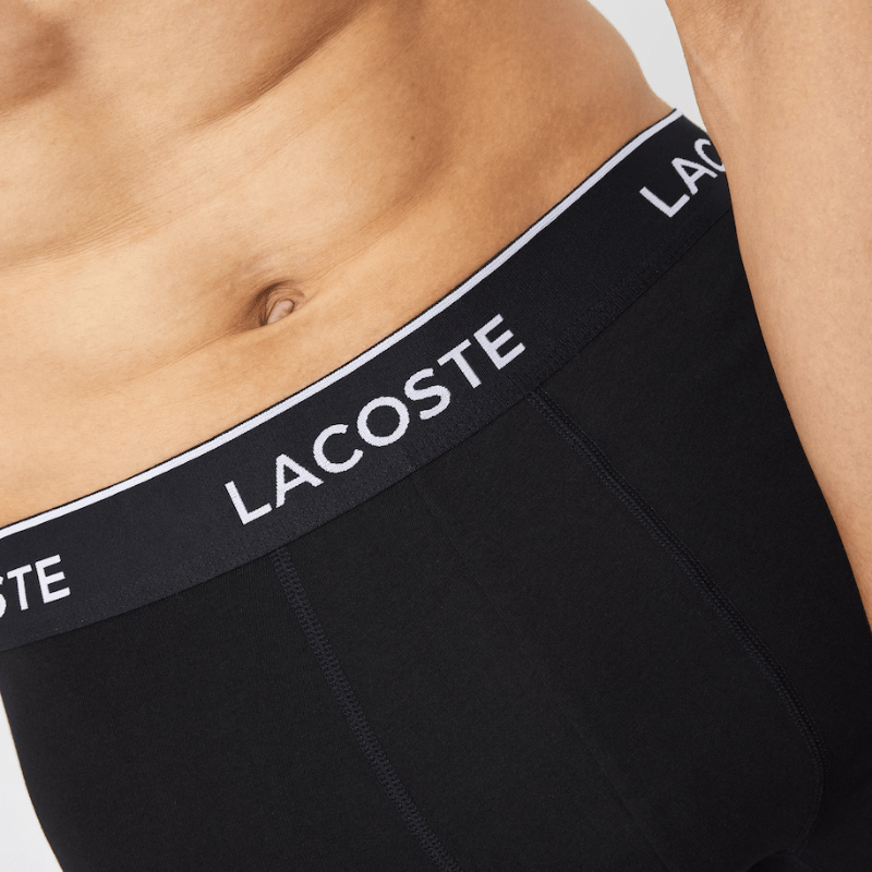 Lacoste Apparel Lacoste  Long Stretch Cotton Boxer Brief 3-Pack - Men's