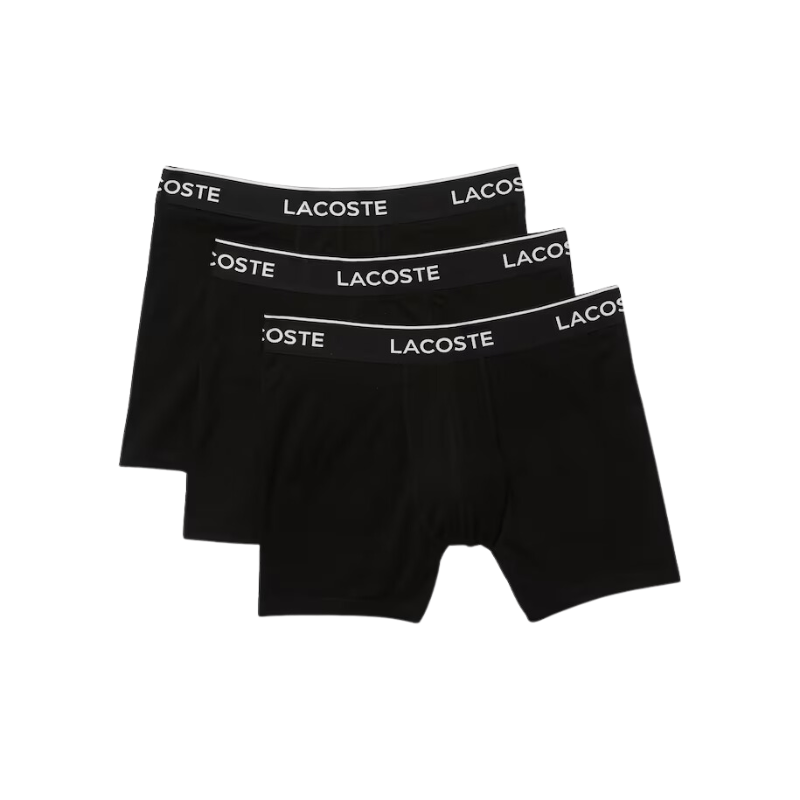Lacoste Apparel Lacoste  Long Stretch Cotton Boxer Brief 3-Pack - Men's