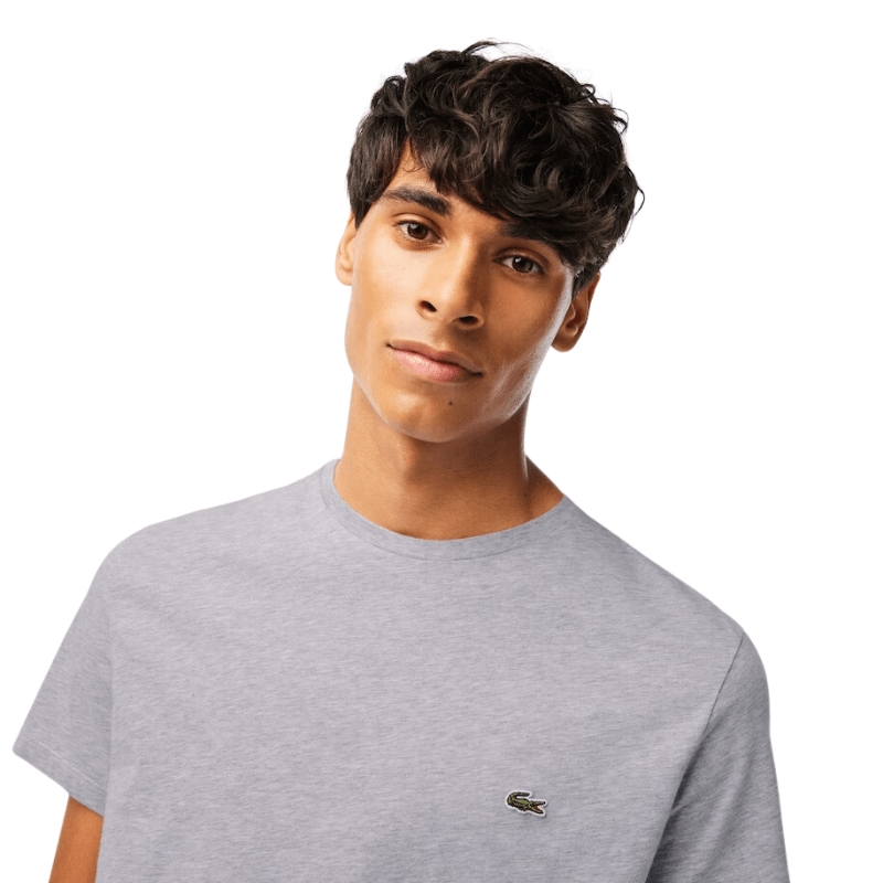 Lacoste Apparel Lacoste Monochrome Cotton Pima Jersey Crew Neck T-Shirt - Men's