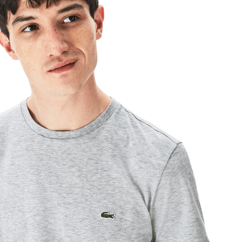 Lacoste Apparel Lacoste Monochrome Cotton Pima Jersey Crew Neck T-Shirt - Men's