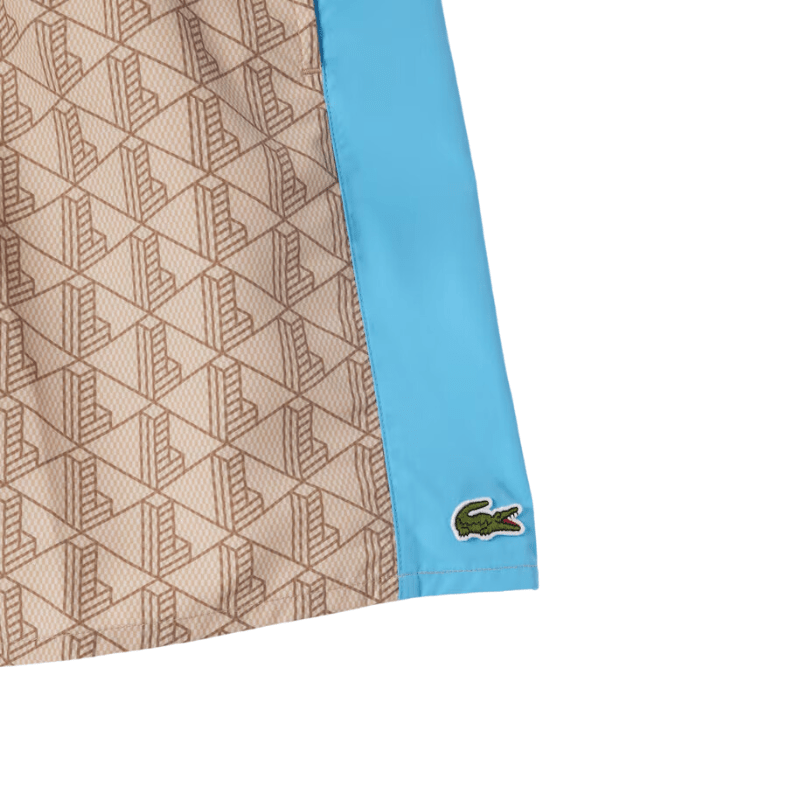 Lacoste Apparel Lacoste Monogram Print Swim Trunks - Men's