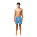 Lacoste Apparel Lacoste Patterned Swim Trunks - Men's