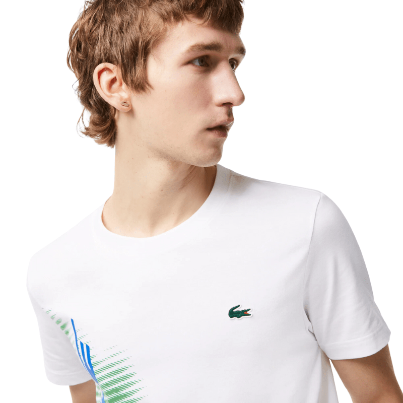 Lacoste Apparel Lacoste Sport Regular Fit T-Shirt With Contrast Branding - Men's