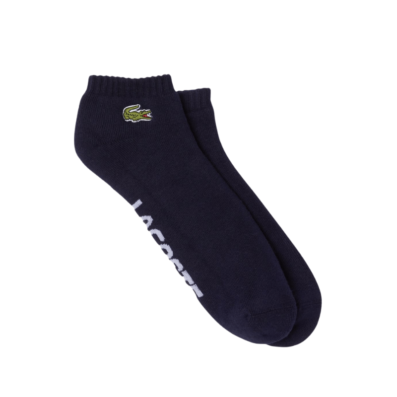 Lacoste Socks OS Lacoste Sports Branded Stretch Cotton Low-Cut Socks - Men's RA4184-NVY