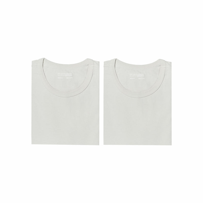 Lady White Co. "Our T-Shirt" 2-Pack (Off White) - August Shop
