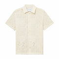 Les Deux Hector Lace Short Sleeve Shirt (Ivory) - August Shop