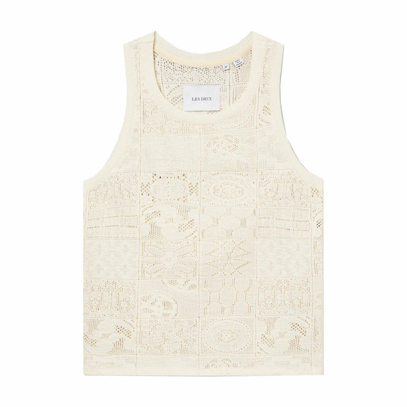 Les Deux Huxi Lace Tank Top (Ivory) - August Shop