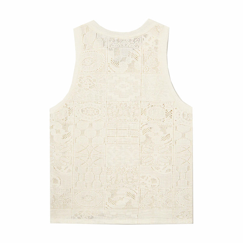 Les Deux Huxi Lace Tank Top (Ivory) - August Shop