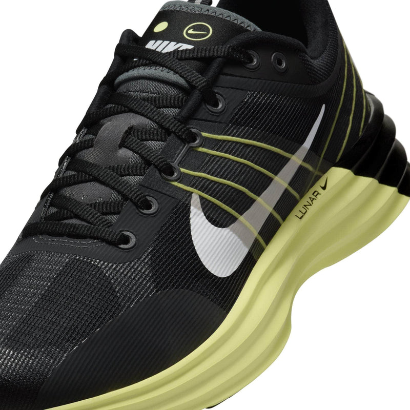 Nike FOOTWEAR Nike Lunar Roam 'Black Iron Grey Light Lemon Twist White" - Men's