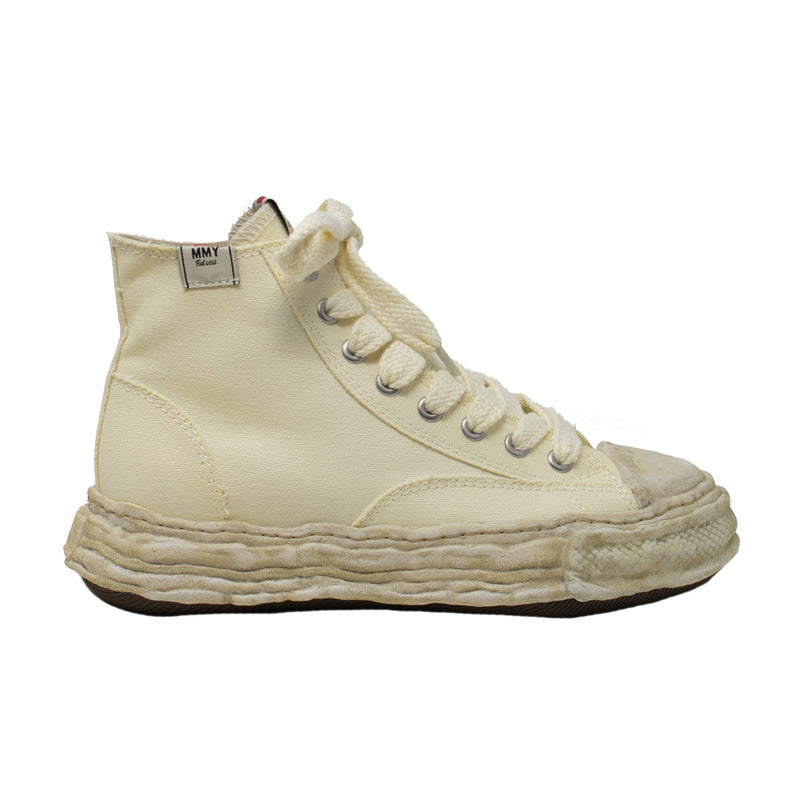 Maison MIHARA YASUHIRO "Peterson 23" OG Sole Canvas High-Top Sneaker (White) - August Shop