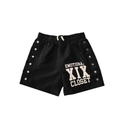 Mixed Emotion Black “Backyard” Nylon Shorts - Men's