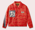 Moto Racer Coach Jacket - Red