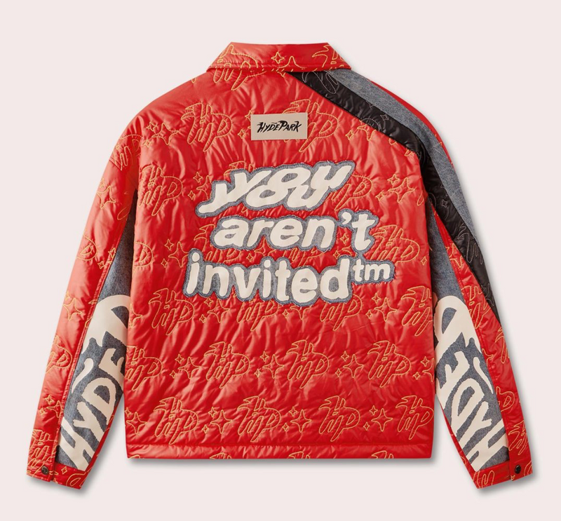 Moto Racer Coach Jacket - Red