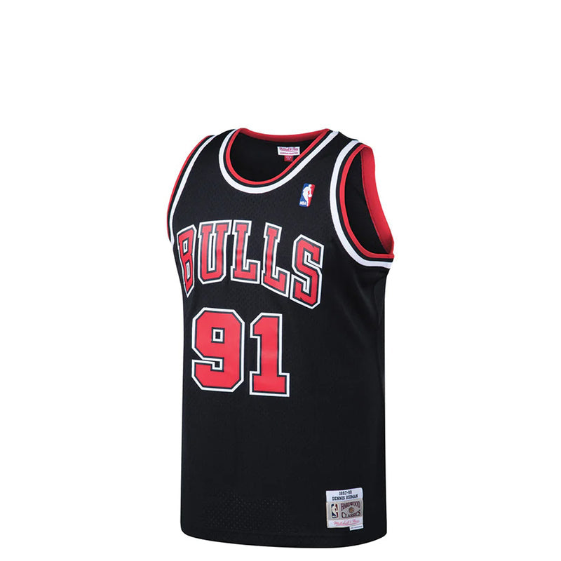 NBA CHICAGO BULLS DENNIS RODMAN #91 SWINGMAN JERSEY