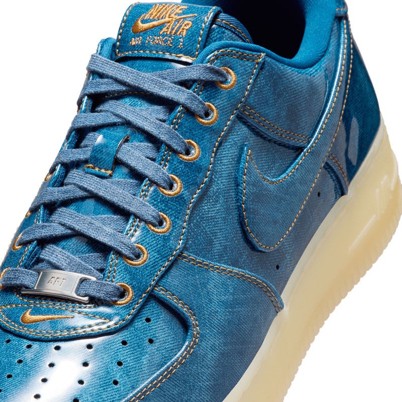Nike Air Force 1 Retro Color: Coastal Blue/Coastal Blue-Natural-Flax Style: IM5757-400