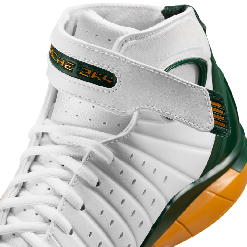 Nike Air Zoom Huarache Mens Shoes Color: White/Deep Forest/Canyon Gold Style: IW1884-100