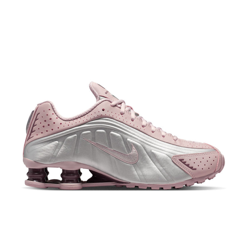 Nike Shox R4 Women's Shoes Color: Particle Rose/metallic Silver-tattoo Style: AR3565-601
