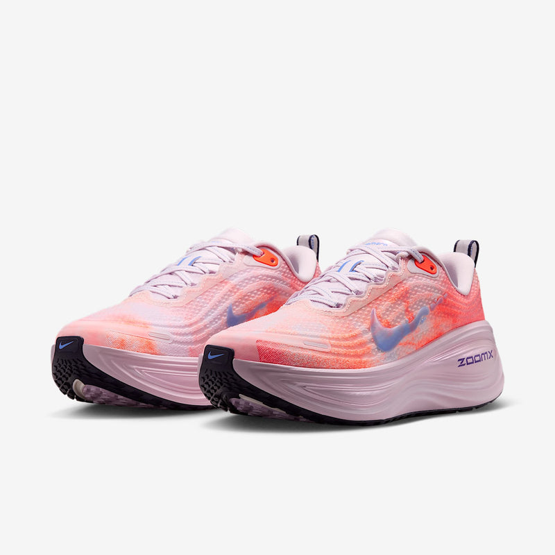 Nike Vomero Plus Women's Road Running Shoes Color: Bleached Lilac/Royal Pulse-Hyper Crimson Style: IV5737-500