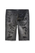 OG - ARLINGTON DENIM SHORTS(BLACK SHADOW)