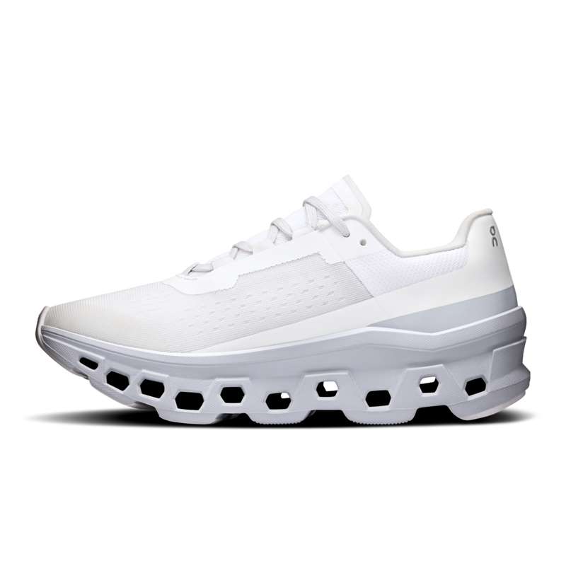 ON Cloudmonster Women  White | Glacier 61.97649
