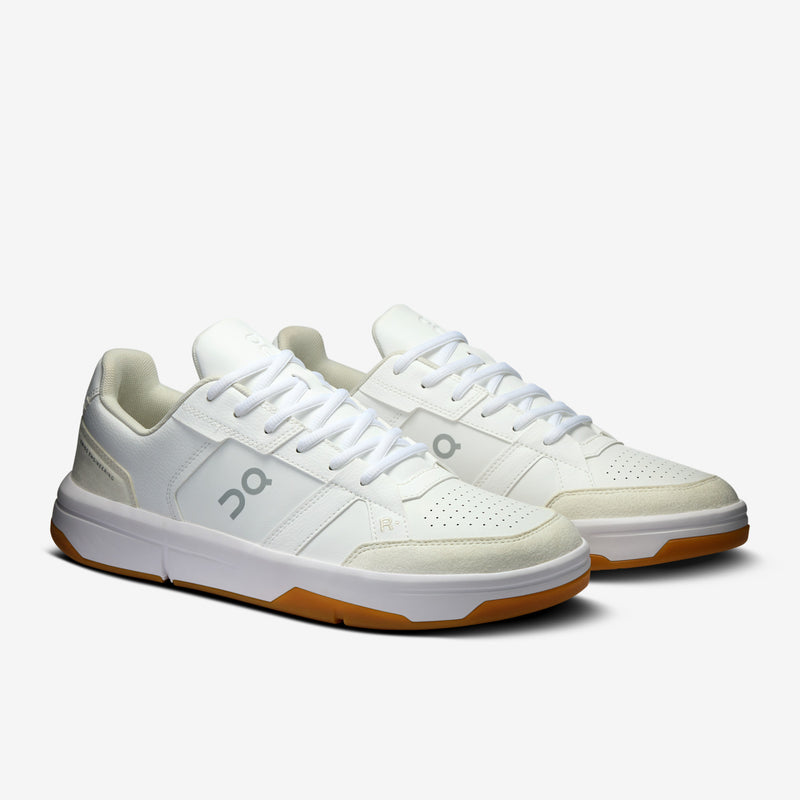 On THE ROGER Clubhouse Men's Shoes Color: White | Ivory Style: 3MF10540924