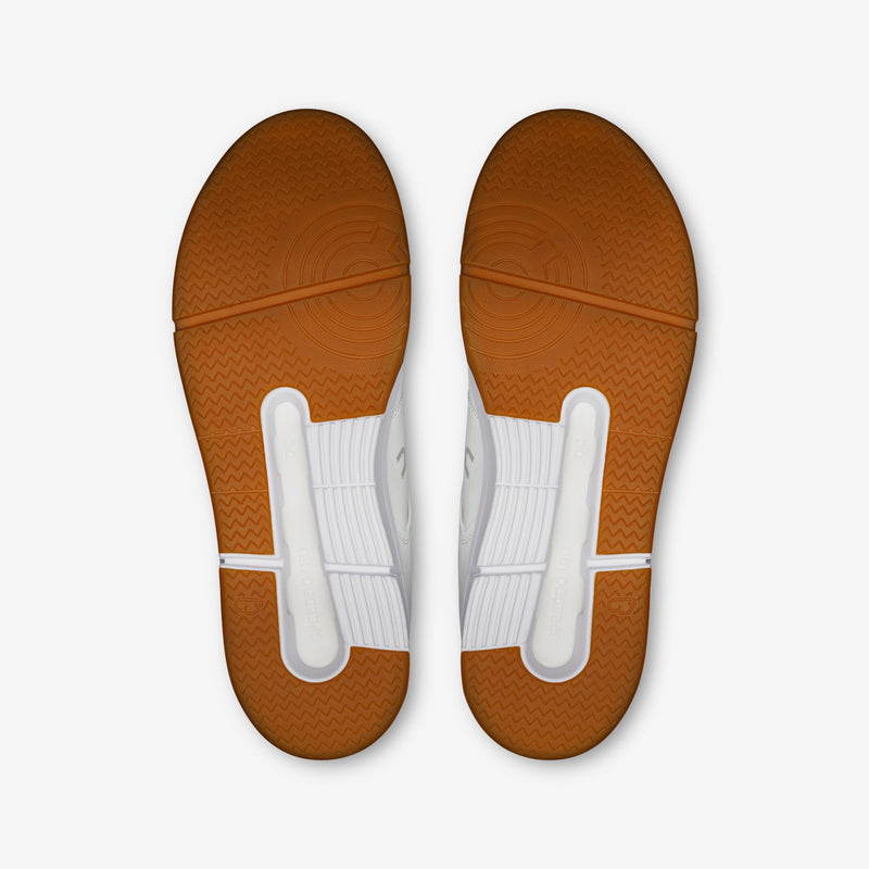 On THE ROGER Clubhouse Men's Shoes Color: White | Ivory Style: 3MF10540924