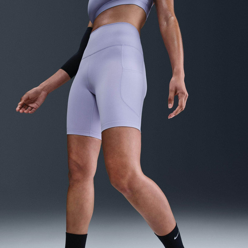 Nike APPAREL Nike One High-Waisted 8" Biker Shorts with Pockets - Women's