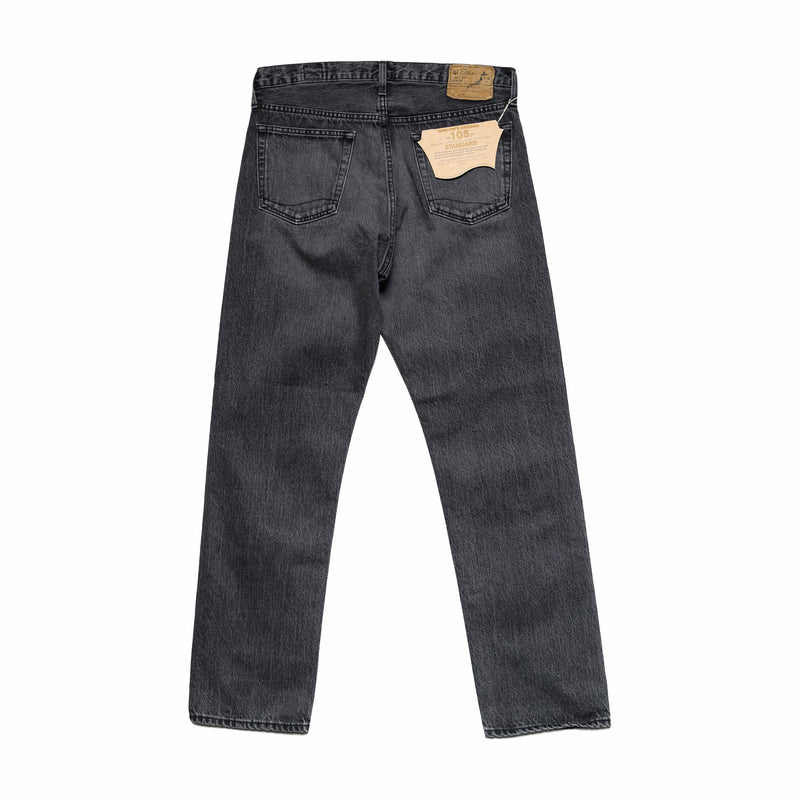 OrSlow 105 90's Black Denim - Standard Fit (Black Stone) - August Shop