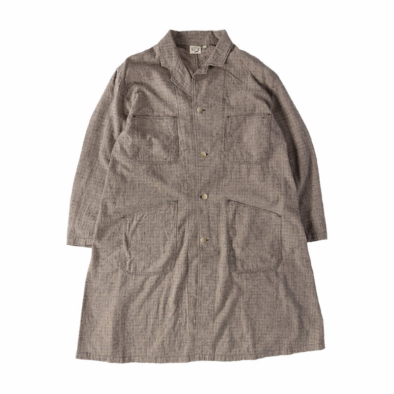 OrSlow Shop Coat (Grey Check) - August Shop
