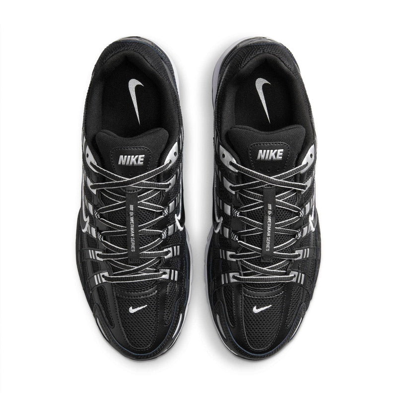 Nike FOOTWEAR Nike P-6000 "Black White Metallic Silver" - Men's