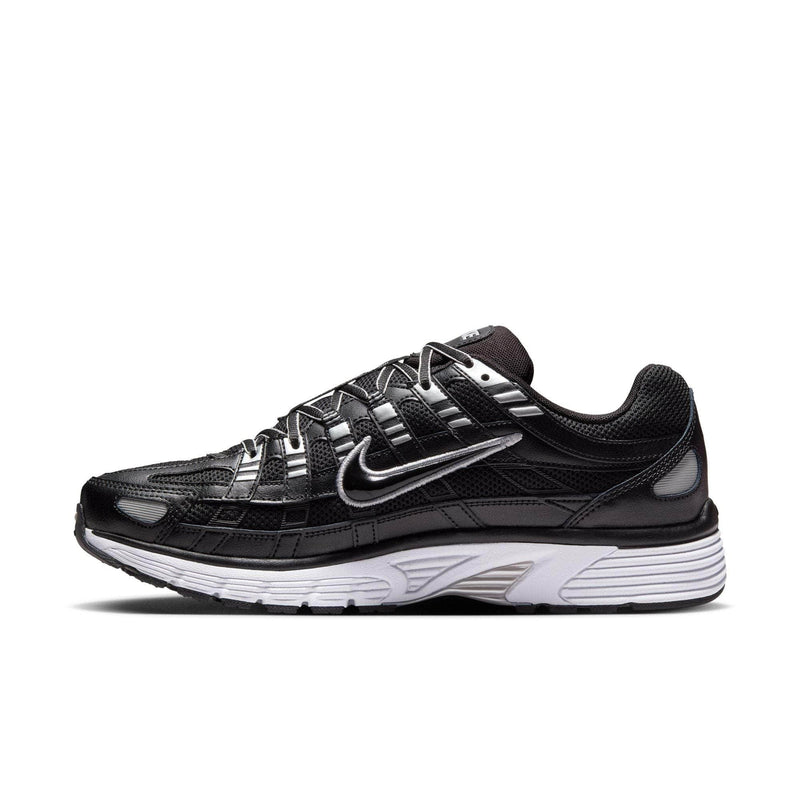 Nike FOOTWEAR Nike P-6000 "Black White Metallic Silver" - Men's