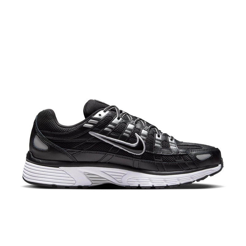 Nike FOOTWEAR Nike P-6000 "Black White Metallic Silver" - Men's