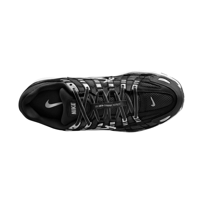 Nike FOOTWEAR Nike P-6000 "Black White Metallic Silver" - Men's