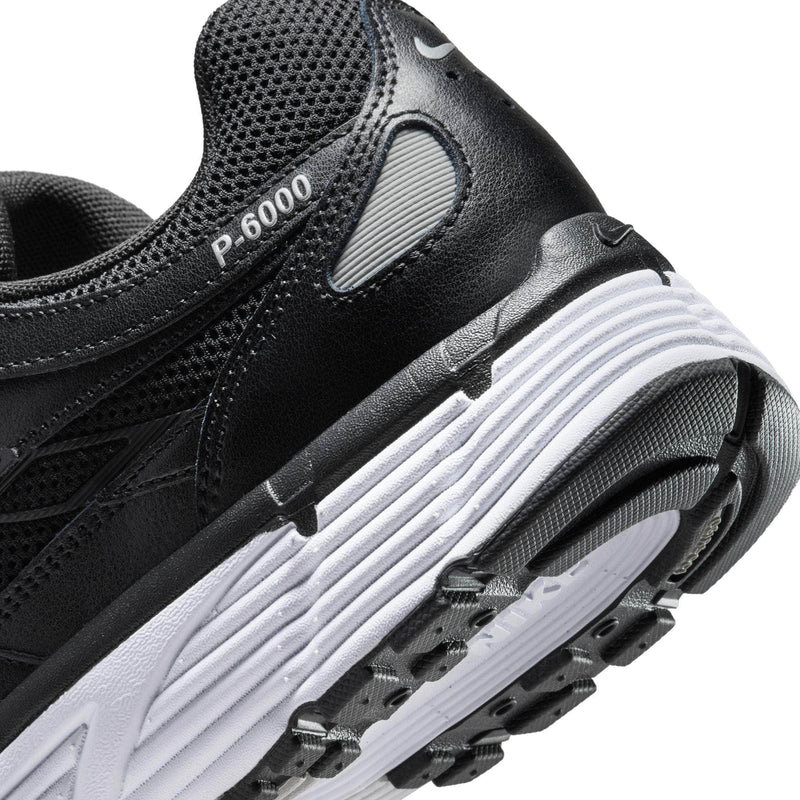 Nike FOOTWEAR Nike P-6000 "Black White Metallic Silver" - Men's