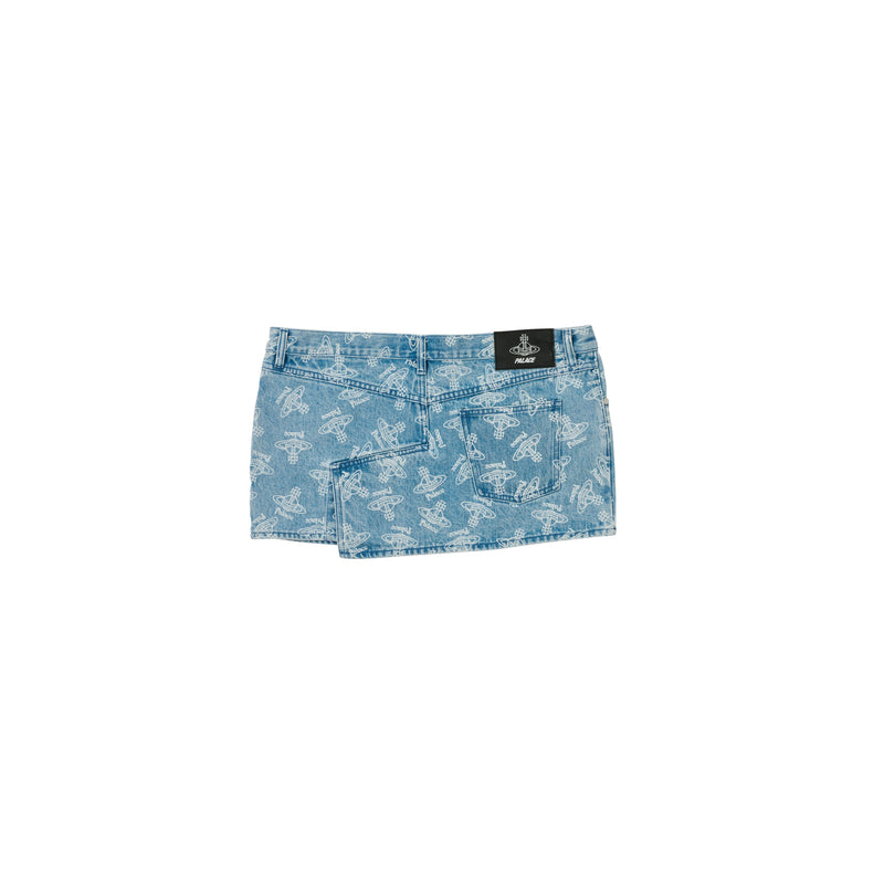 Palace Vivienne Westwood Denim Skirt Orb Stone Wash