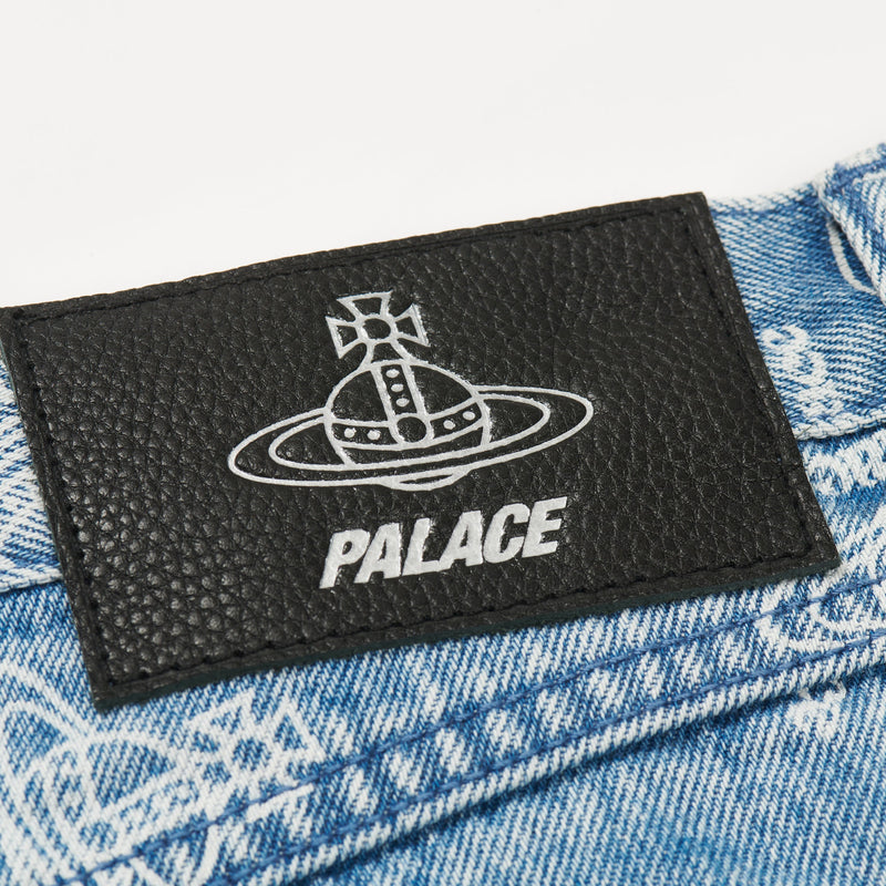 Palace Vivienne Westwood Denim Skirt Orb Stone Wash