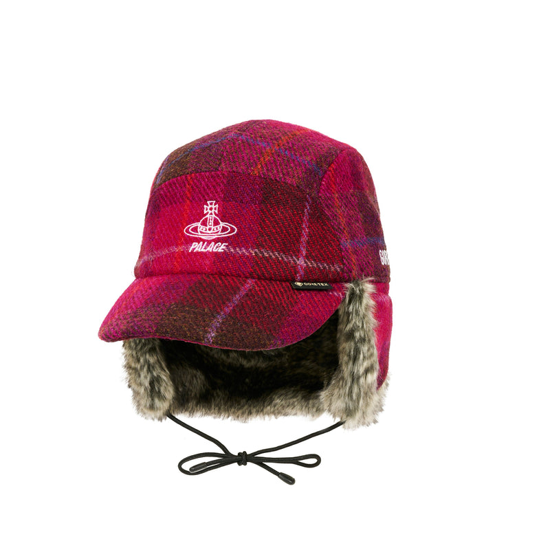 Palace Vivienne Westwood Gore-tex Shooting Cap Plaid Pink