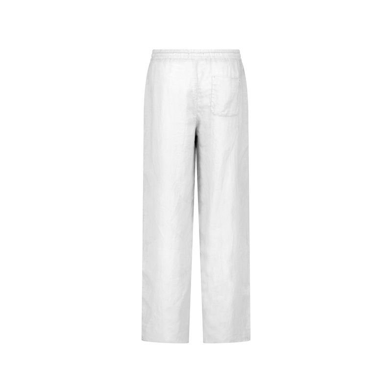 Pantalon en lin avec cordon de serrage