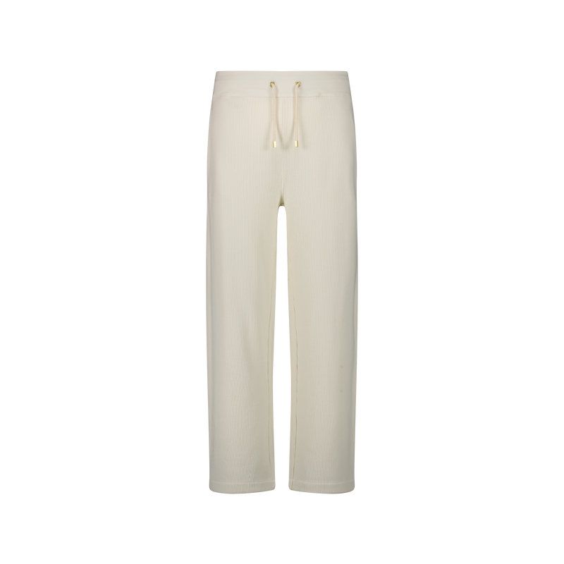 Pantalon en nid d'abeille avec lien de serrage