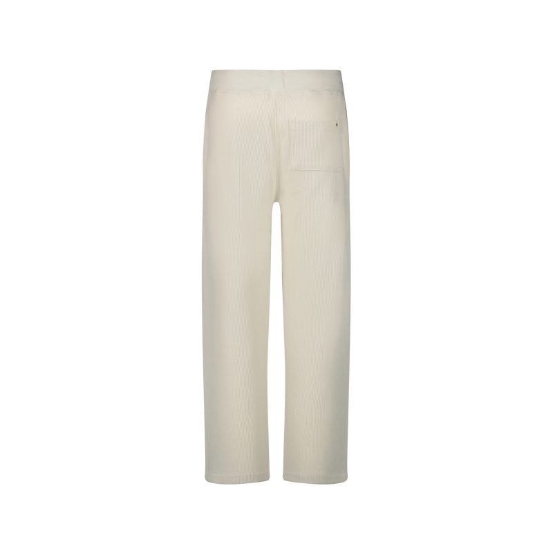 Pantalon en nid d'abeille avec lien de serrage