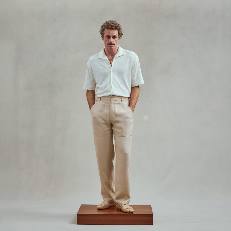 Pantalon Fatigue Beige